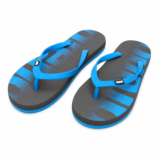 Arena JR Flip Flops – Black & Blue