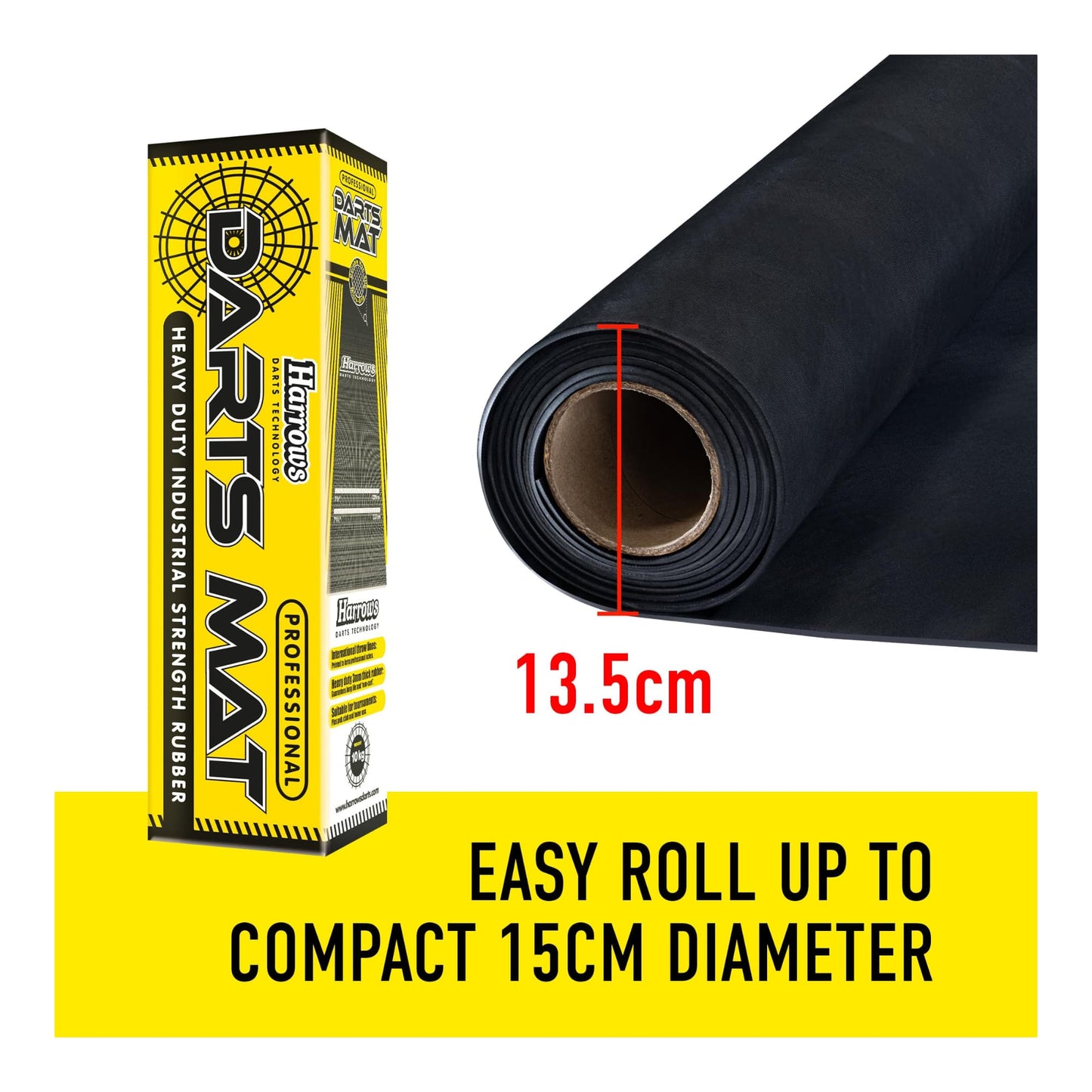 Harrows Heavy Duty Rubber Darts Mat