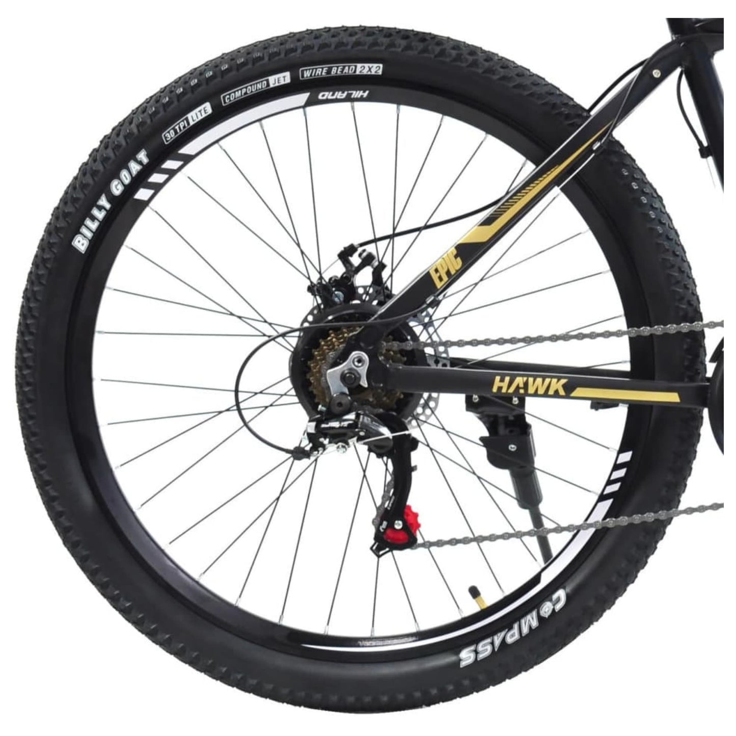 Hiland Epic Hawk 27.5” Mountain Bike – Black