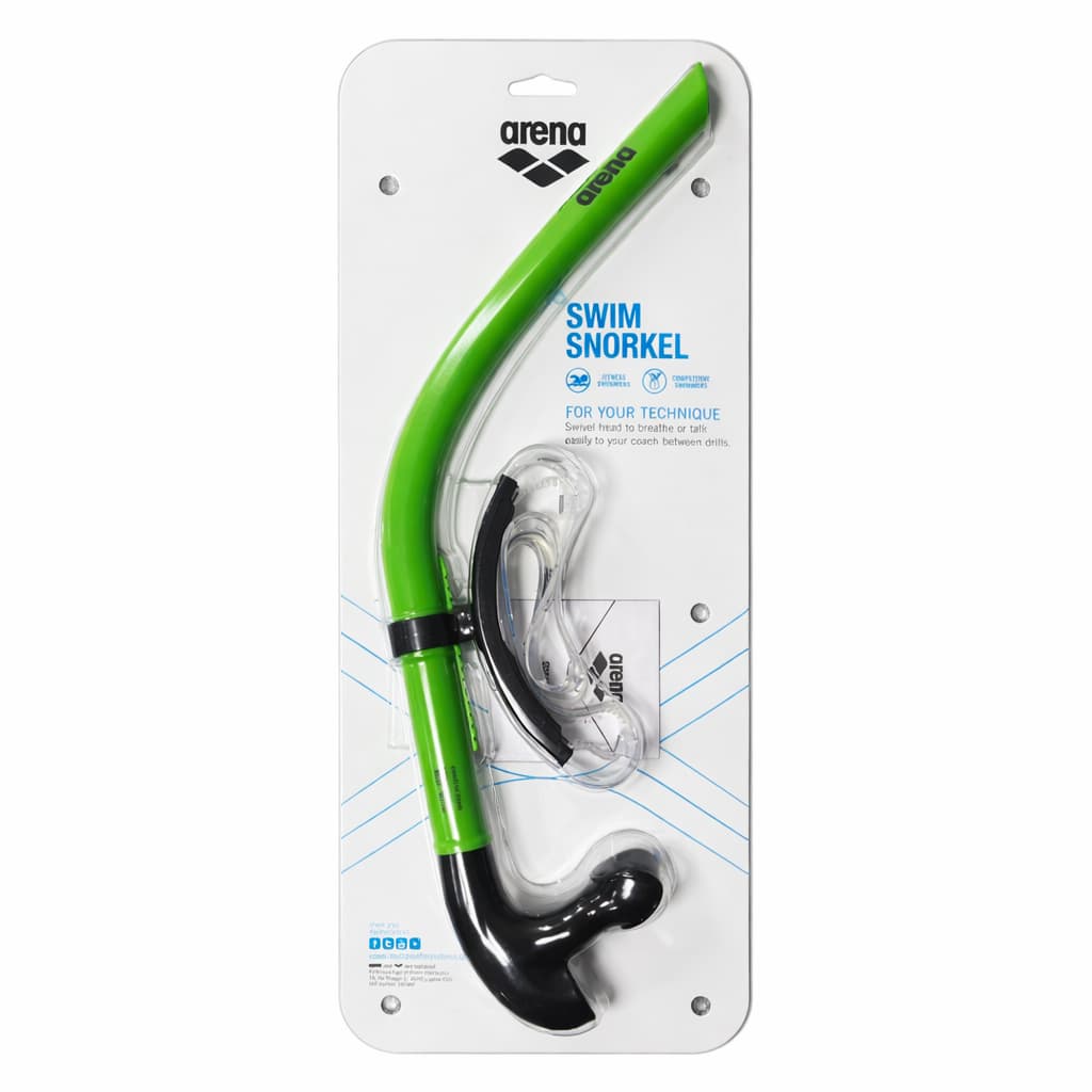 Arena Swim Snorkel – Acid Lime