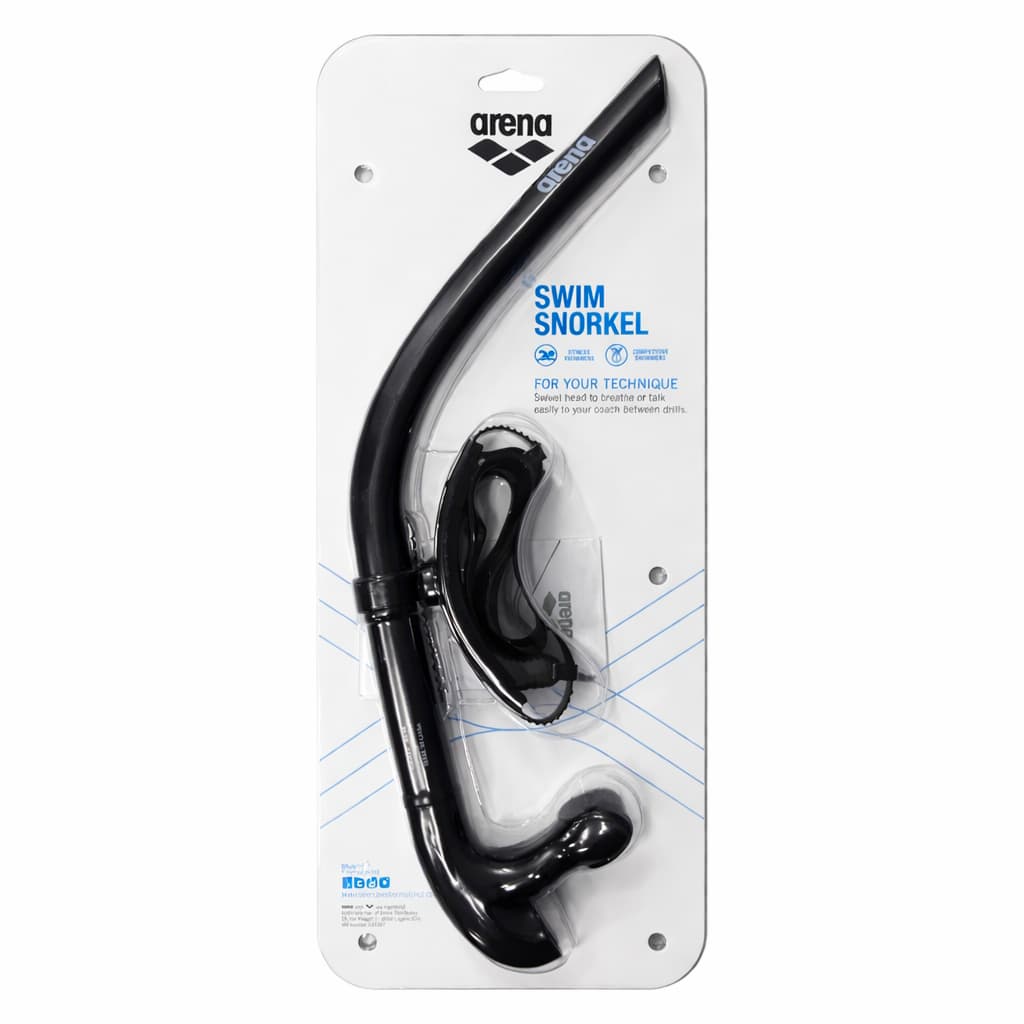 Arena Swim Snorkel – Black