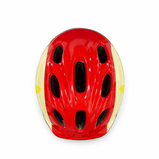 Junior Bike Helmet – Red & White Butterfly