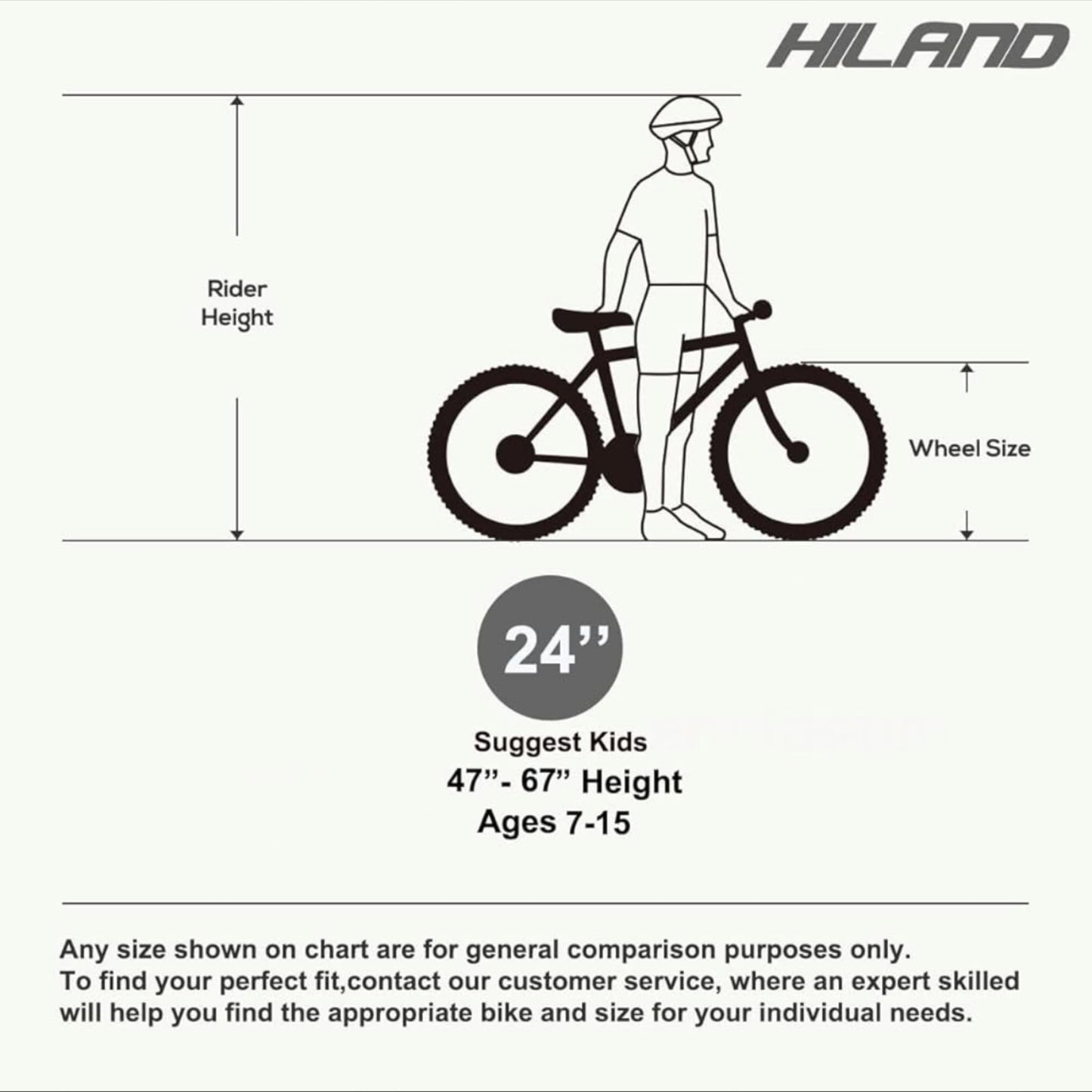 Hiland Climber 24″ Mountain Bike – Black