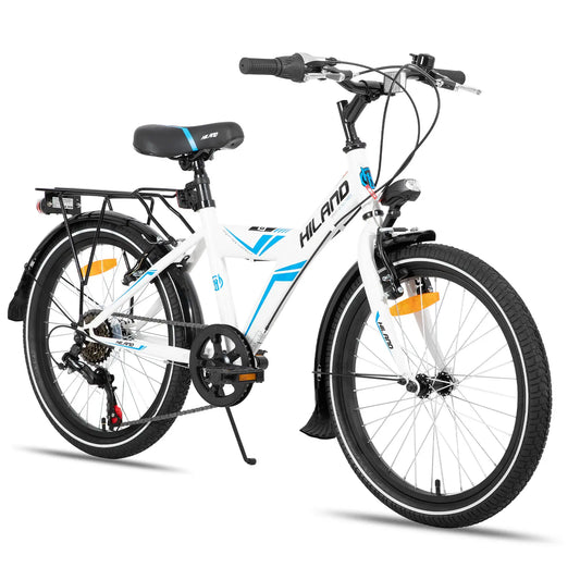 Hiland Sentry+ 20” Kids Mountain Bike – White