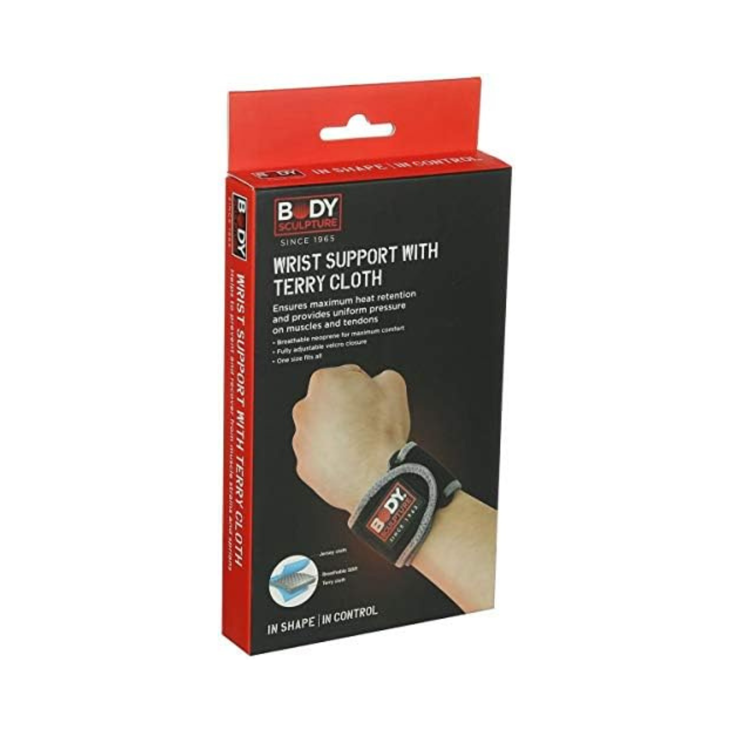 Body Sculpture Wrist Support With Terry Cloth
