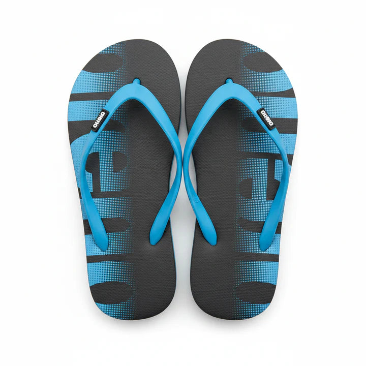 Arena JR Flip Flops – Black & Blue