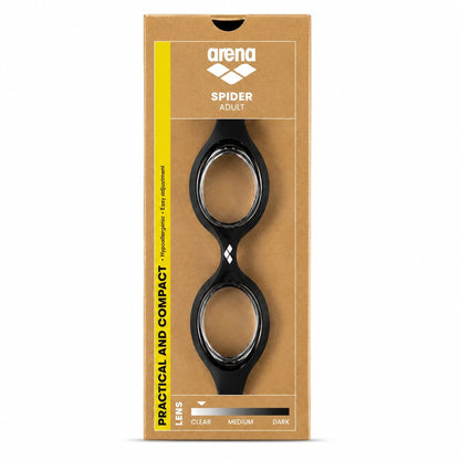 Arena Training Goggles Spider Clear Black