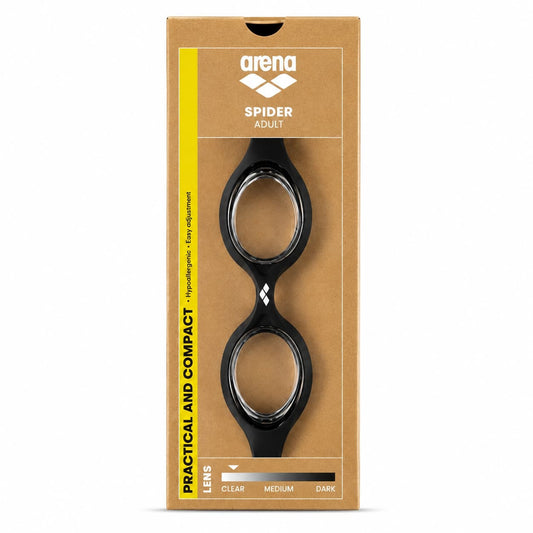 Arena Training Goggles Spider Clear Black