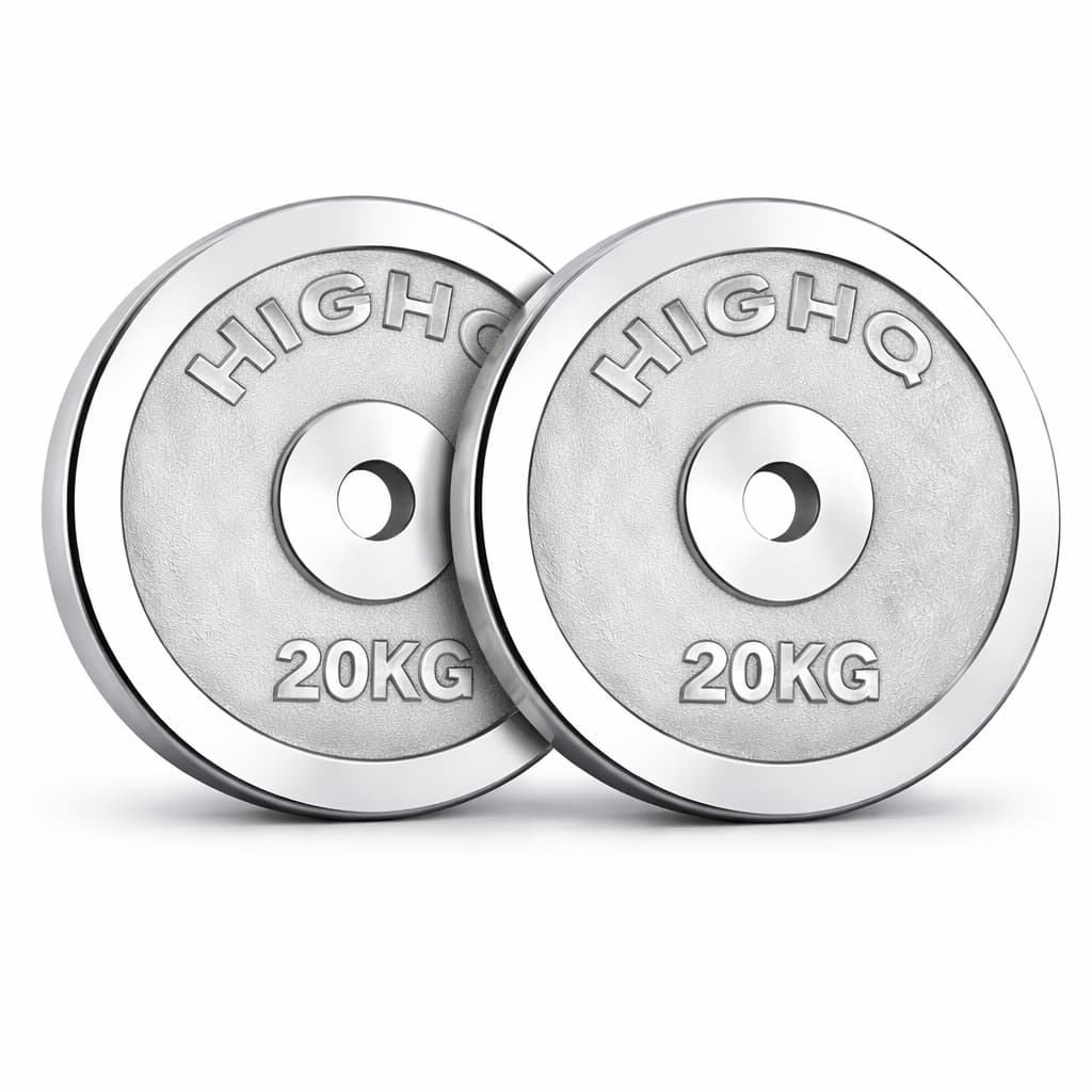 Chrome Weight Plates – Pair (25mm Bar)