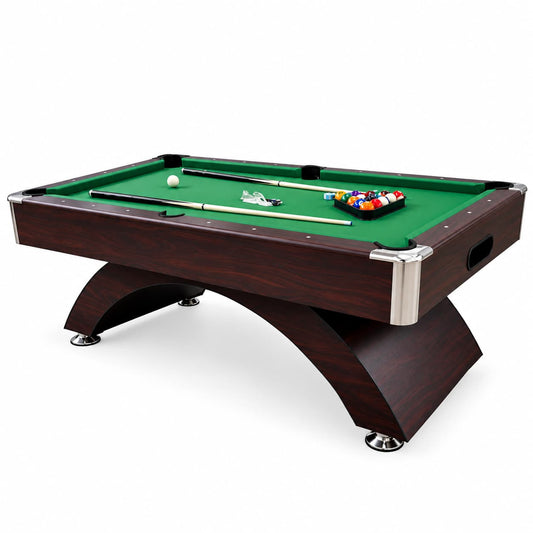 Billiard Table Rainbow 8 FT MDF – Green Cloth