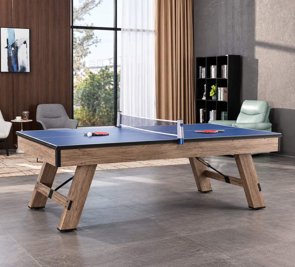 Billiard Table 3-in-1 8 FT MDF – Green Cloth