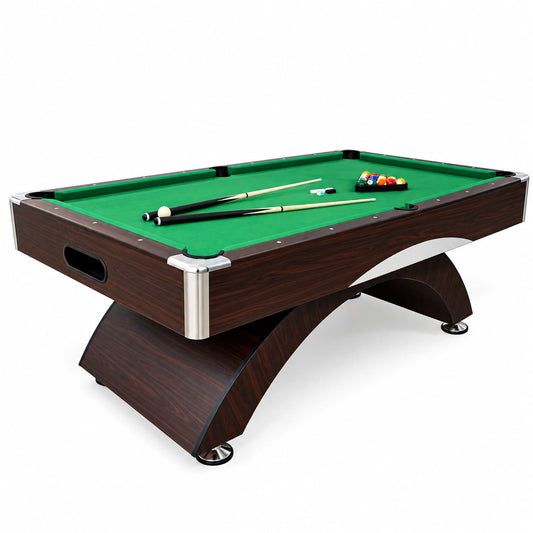 Billiard Table Rainbow 8 FT MDF – Green Cloth