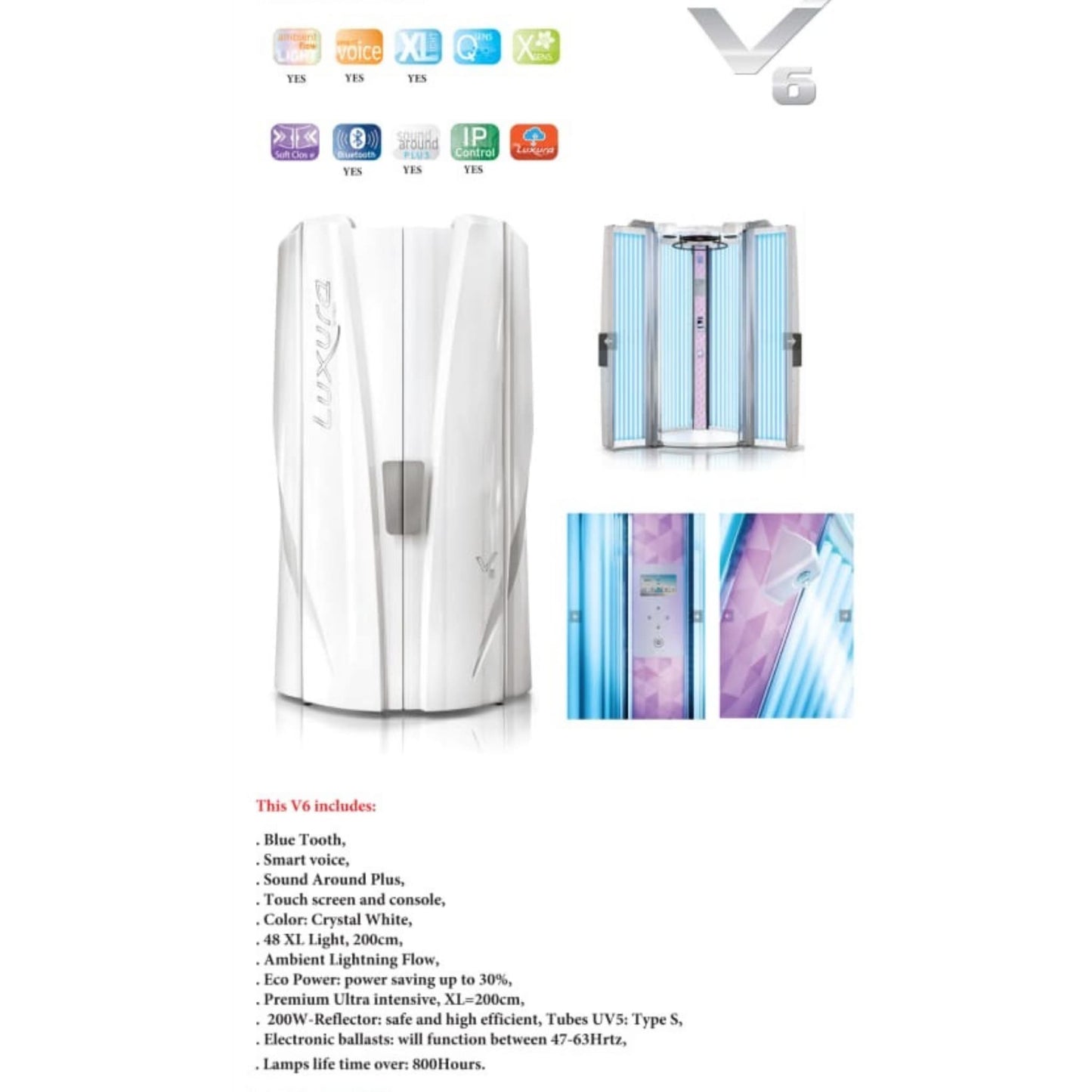 Luxura Solarium V6