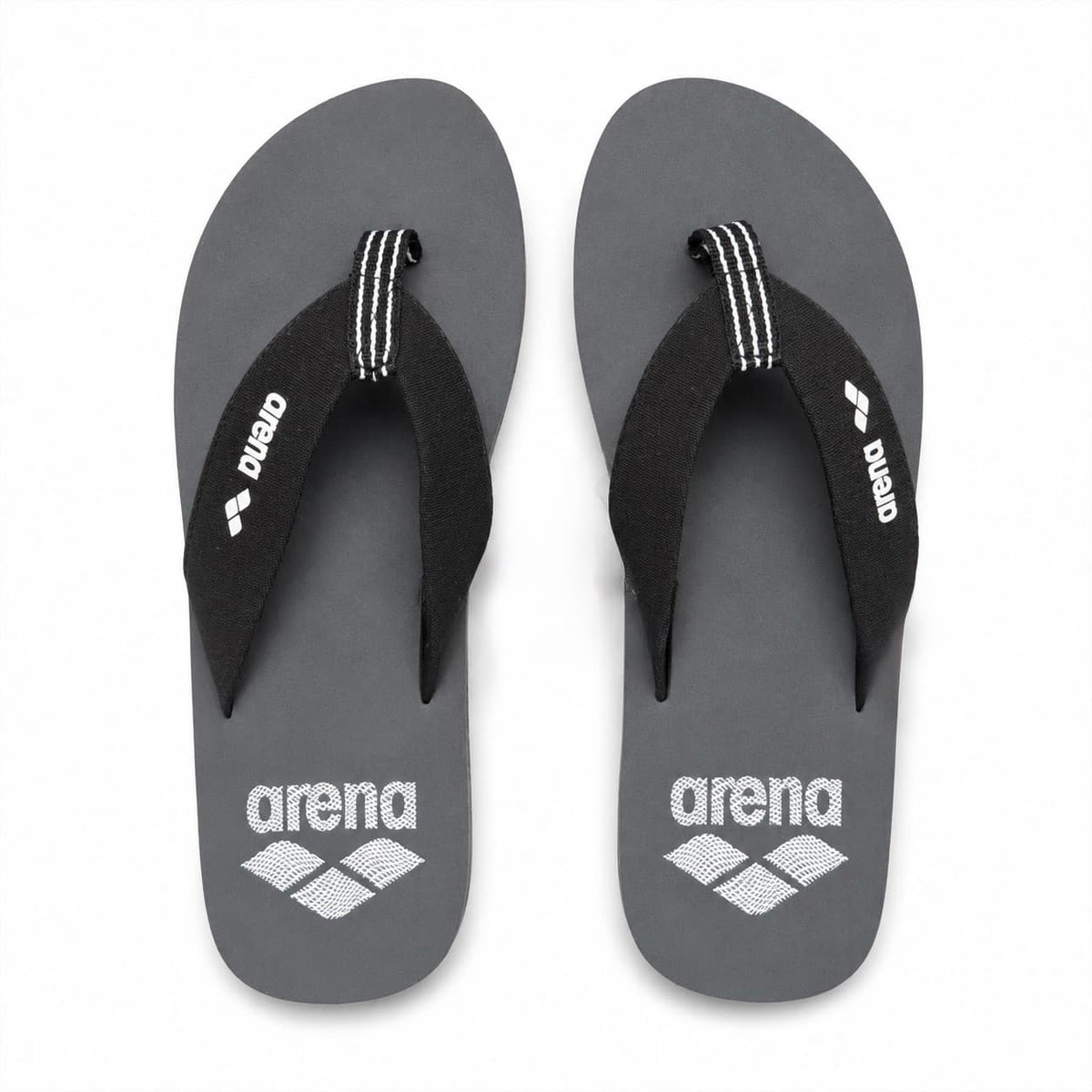 Arena Flip Flops – Grey & Black