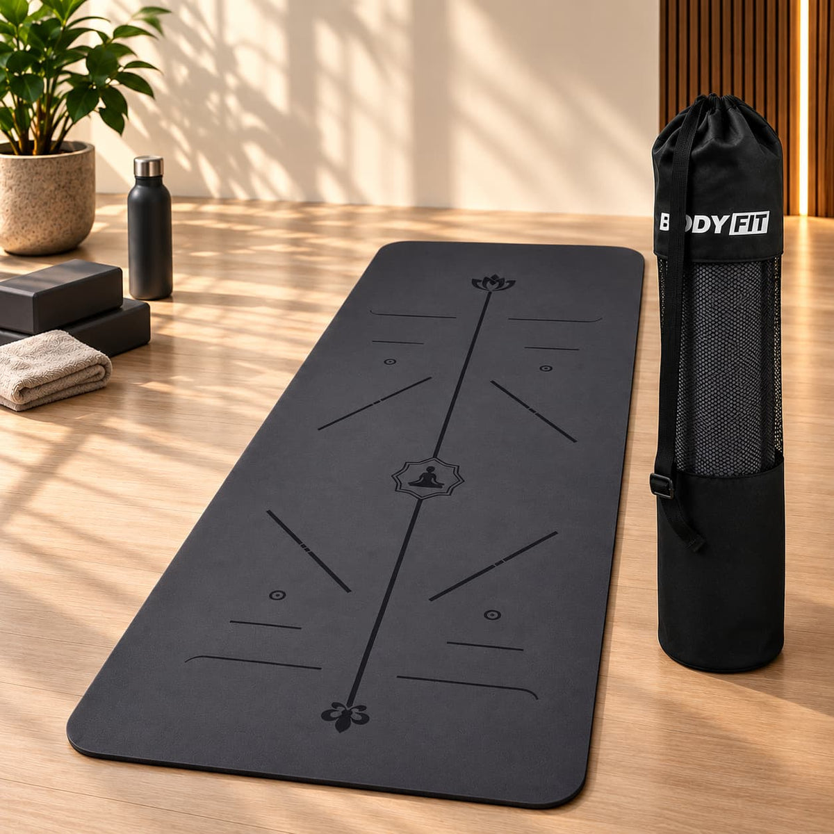BodyFit Professional Yoga Mat 8mm