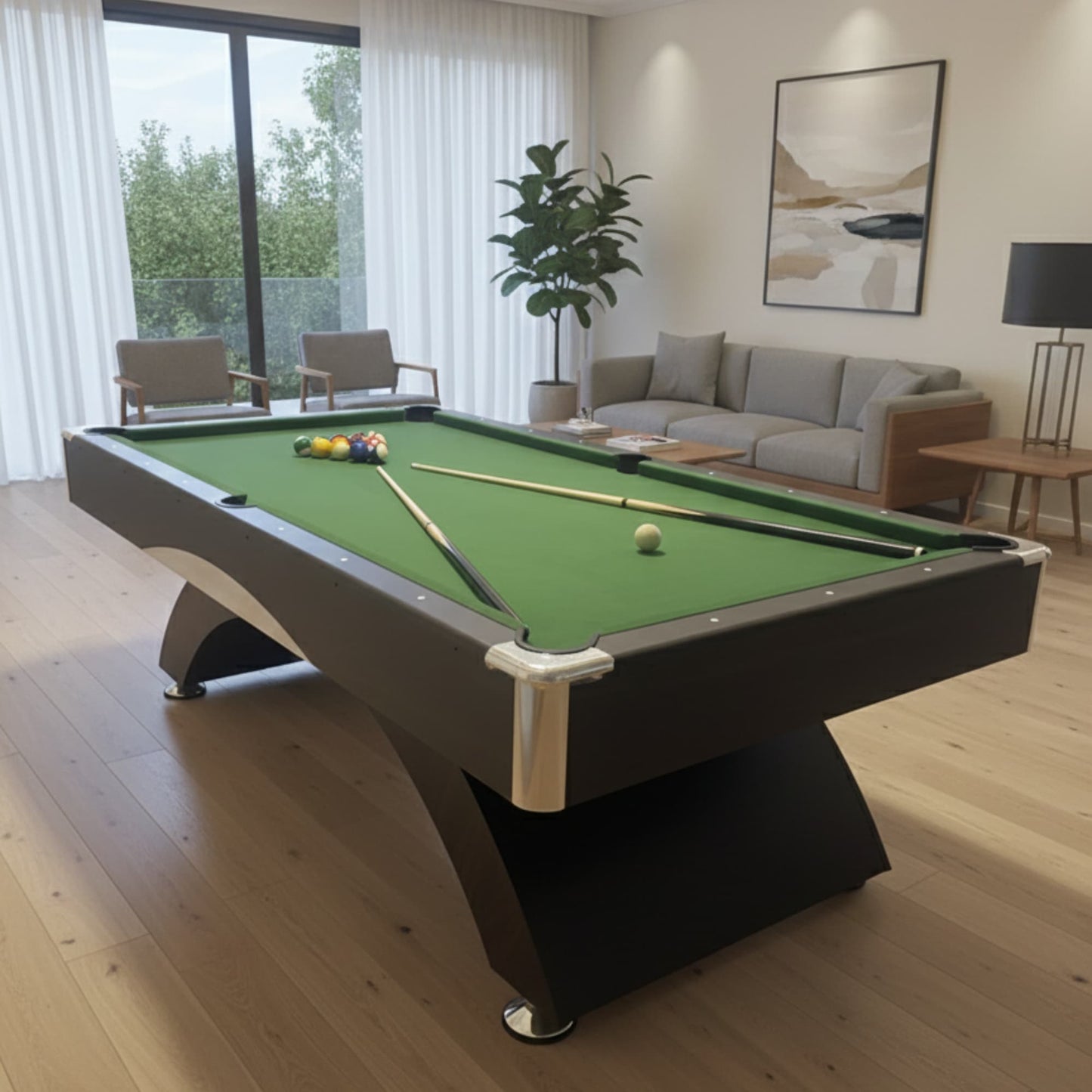 Rainbow Billiard Pool Table – 8 ft MDF