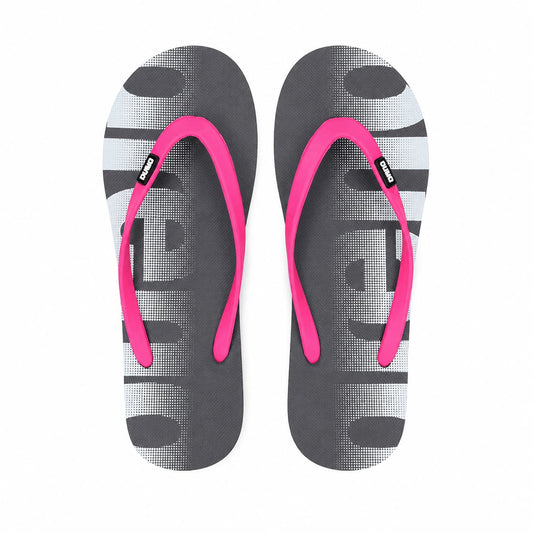 Arena Flip Flops – Black & Pink