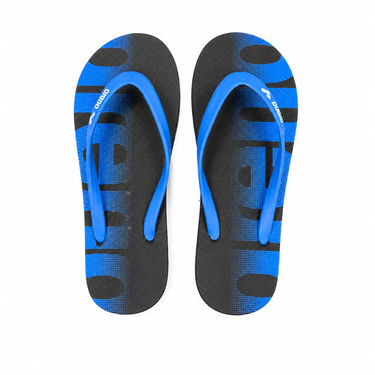 Arena JR Flip Flops – Black & Royal Blue