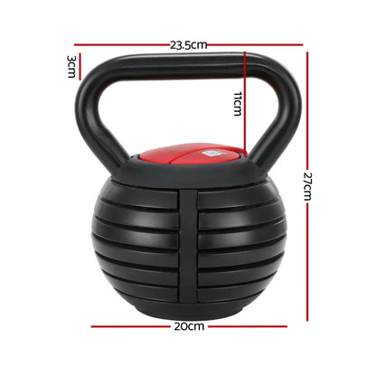Bodyfit 18 KG Adjustable Kettlebell