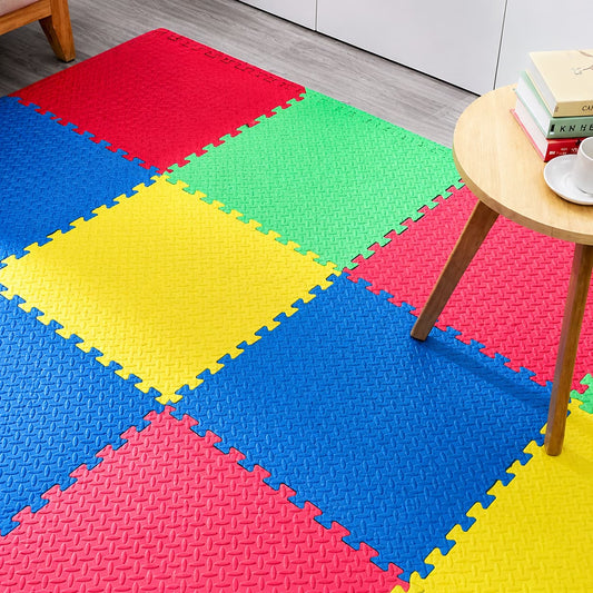 Colorful Puzzle Mats – 60 x 60 x 1cm (6 Pcs)