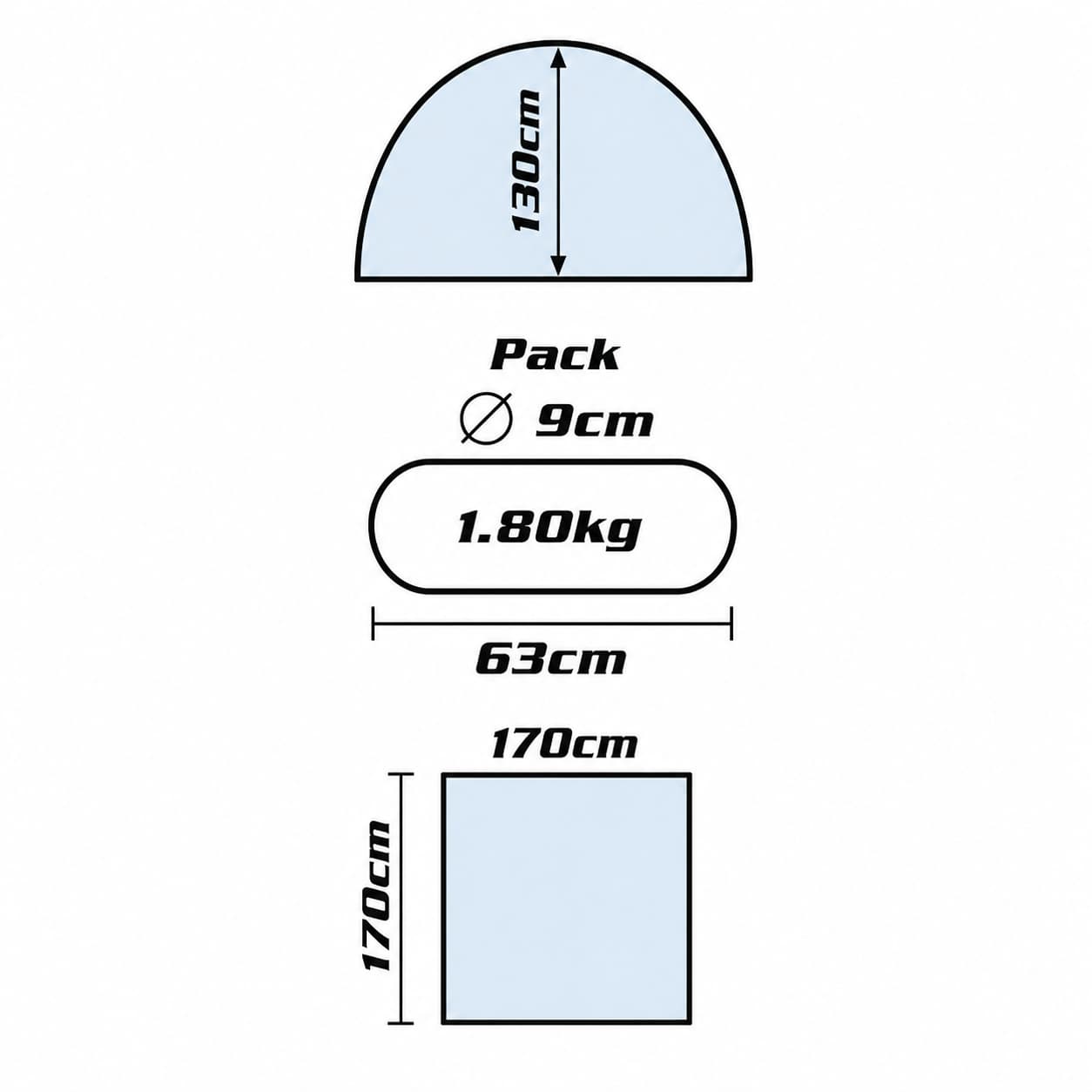 Swivel Sun Tent UV Protection Shelter