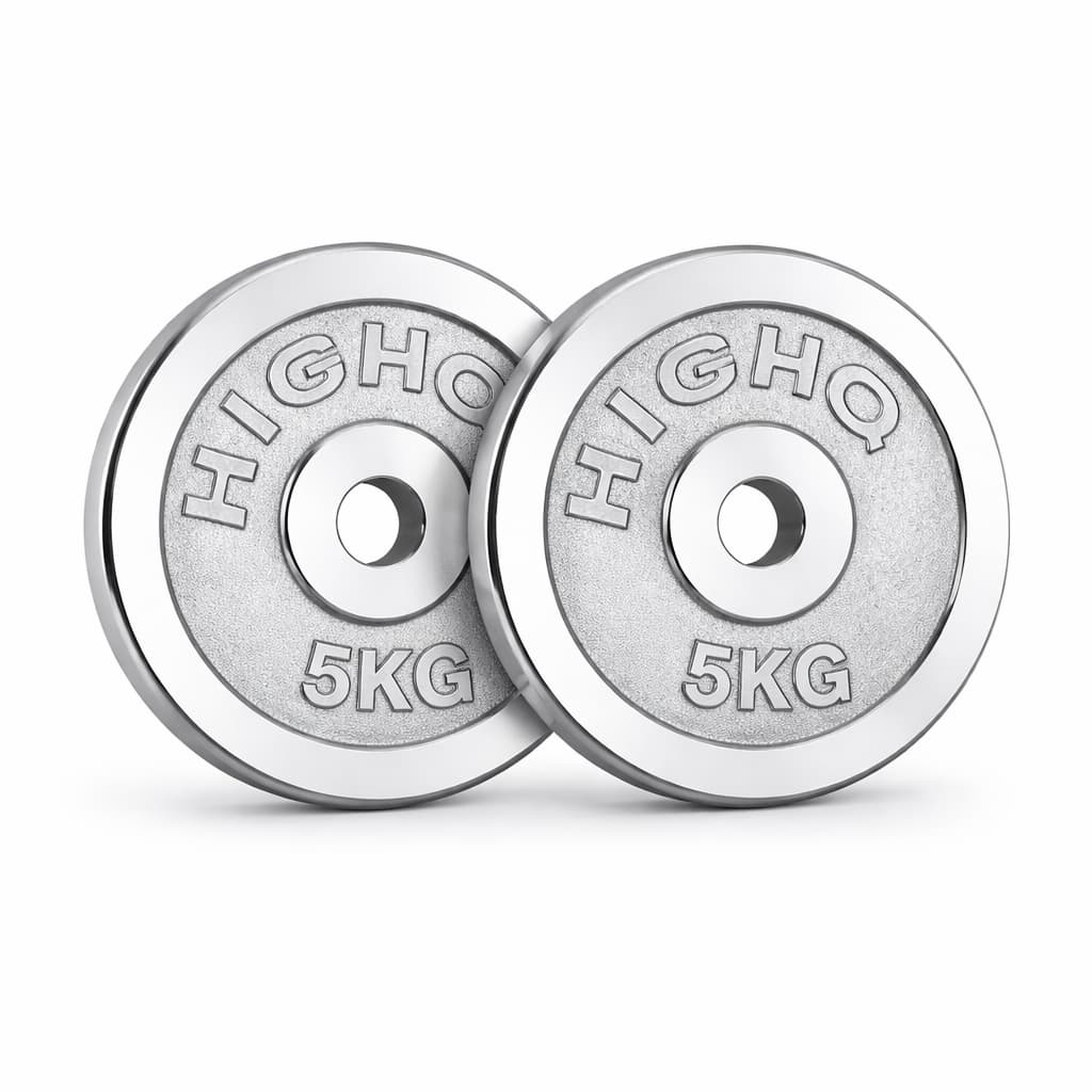 Chrome Weight Plates – Pair (25mm Bar)