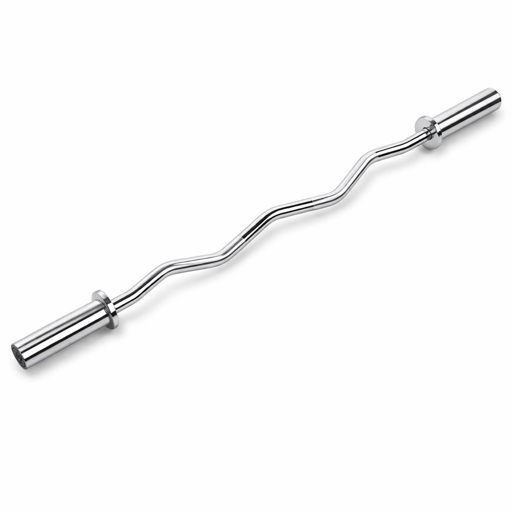 Chrome Olympic EZ Curl Bar (AXE) – 120cm