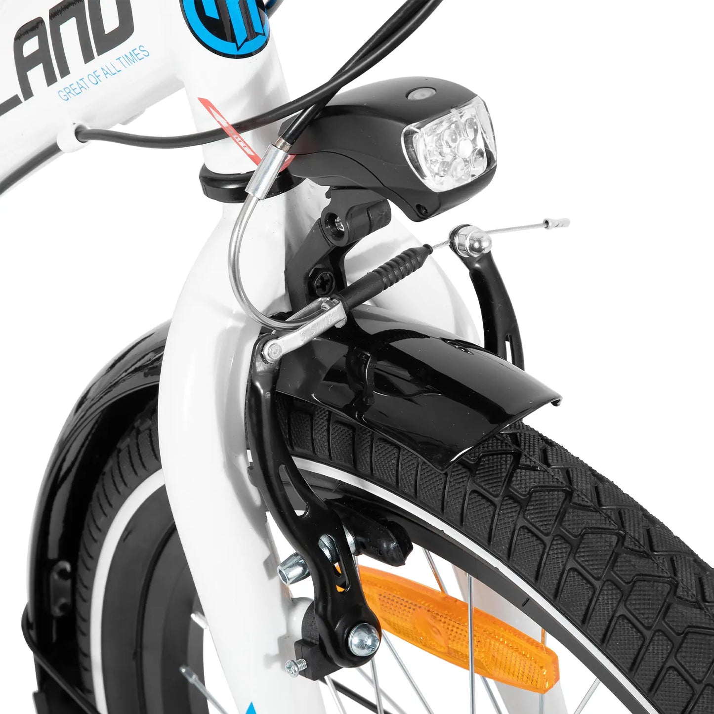Hiland Sentry+ 20” Kids Mountain Bike – White
