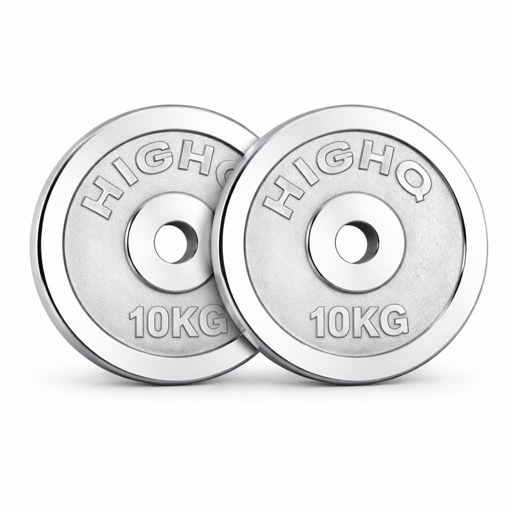 Chrome Weight Plates – Pair (25mm Bar)