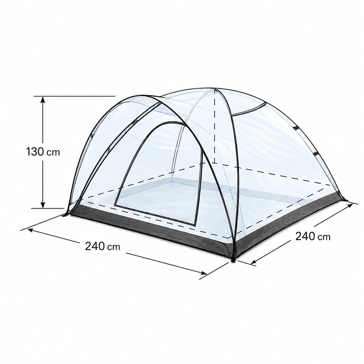 Tent LA Trekking Miami 4-Person Dome Tent