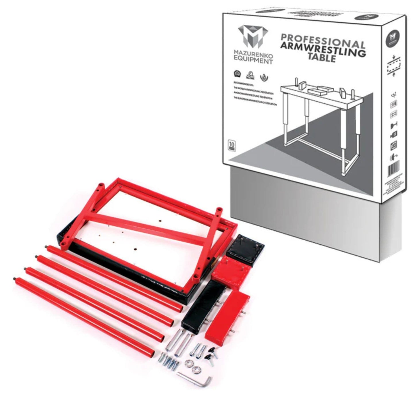 Mazurenko Professional Armwrestling Table – Standing Competition Model