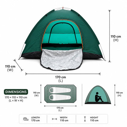 Tent TOMOUNT Outdoor 2-Person Camping Tent