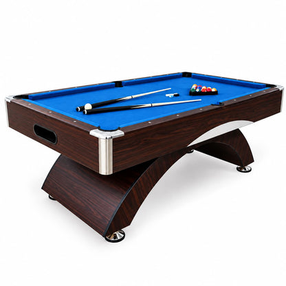 Billiard Table Rainbow 8 FT MDF – Blue Cloth