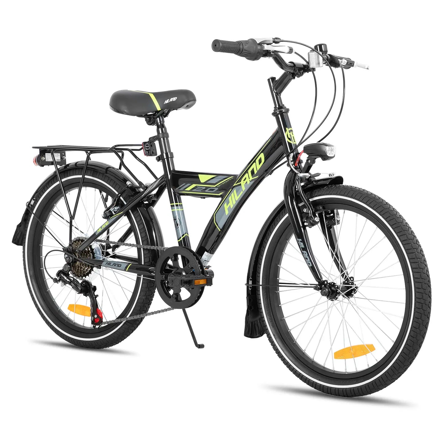 Hiland Sentry+ 20” Kids Mountain Bike – Black