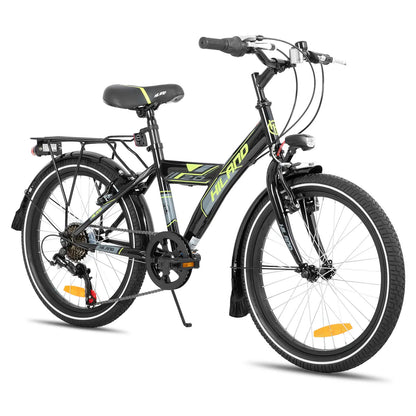 Hiland Sentry+ 20” Kids Mountain Bike – Black