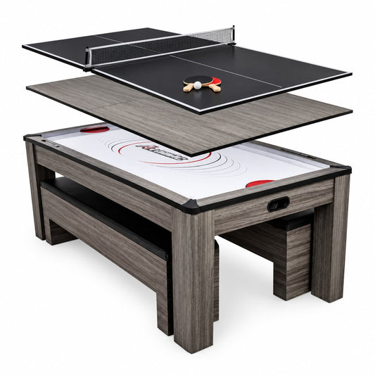 Atomic Northport 3-in-1 Game Table with Storage Benches