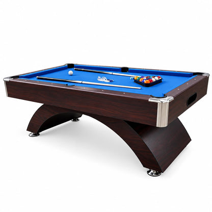 Billiard Table Rainbow 8 FT MDF – Blue Cloth