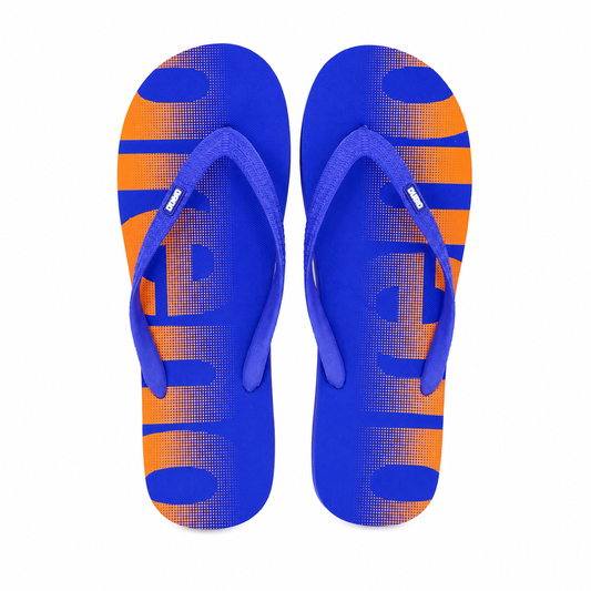 Arena Flip Flops – Royal Blue & Orange