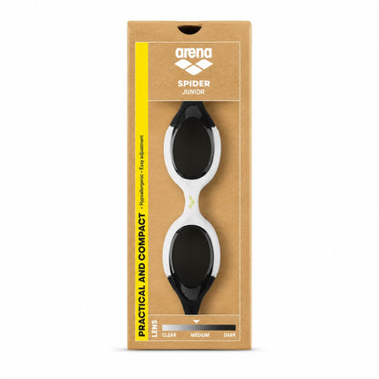 Arena Training Goggles Spider Junior Medium Black White