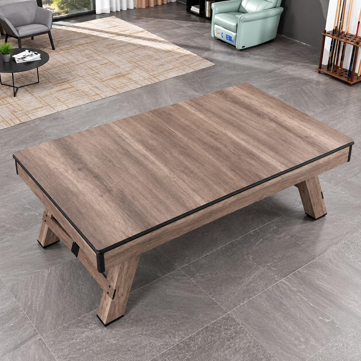 Billiard Table 3-in-1 8 FT MDF – Green Cloth