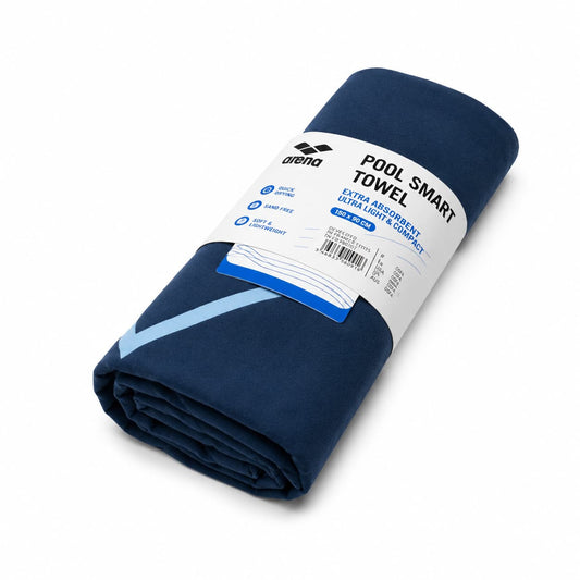 Arena Microfiber Towel – Navy Blue