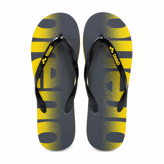 Arena Flip Flops – Black & Yellow