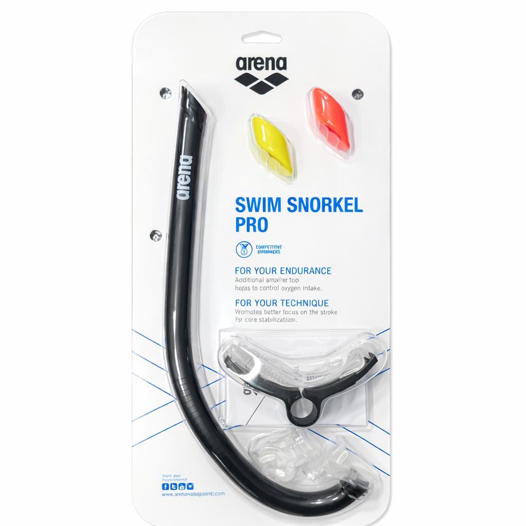 Arena Swim Snorkel Pro – Black