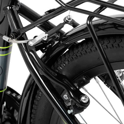 Hiland Sentry+ 20” Kids Mountain Bike – Black