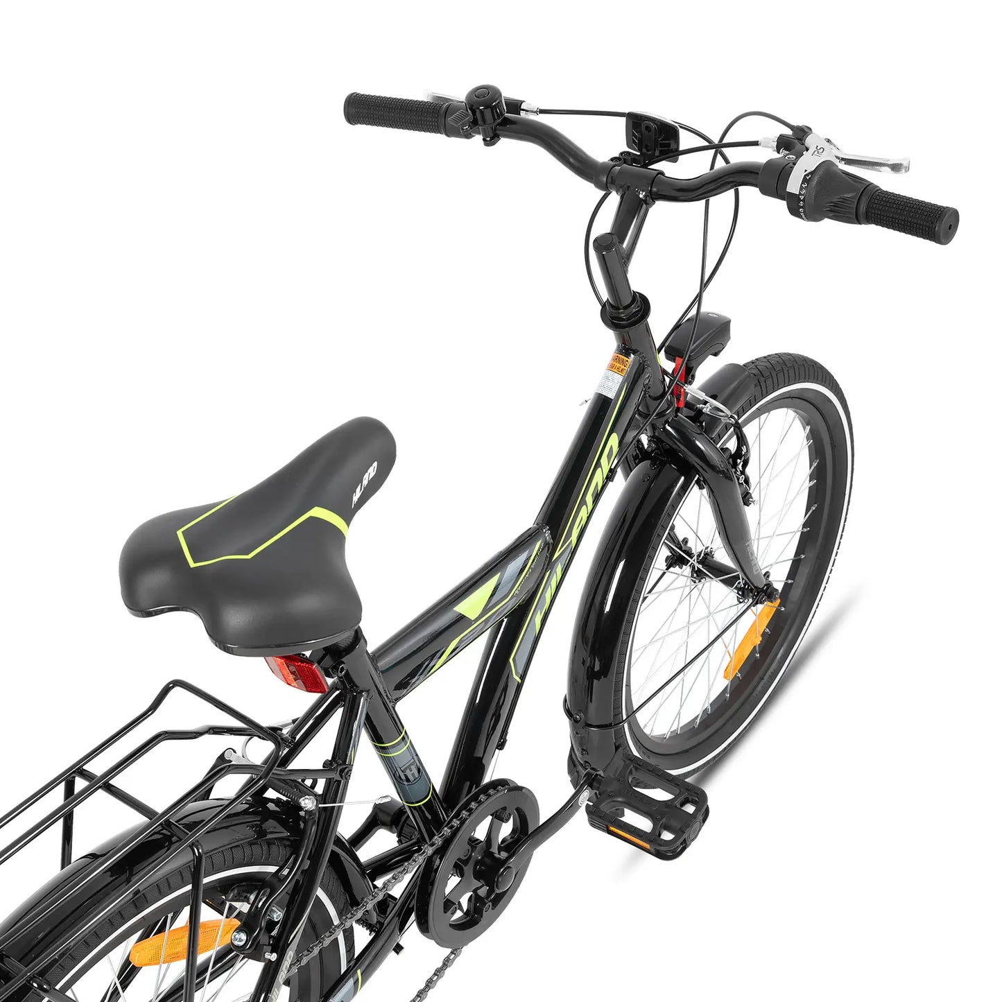 Hiland Sentry+ 20” Kids Mountain Bike – Black