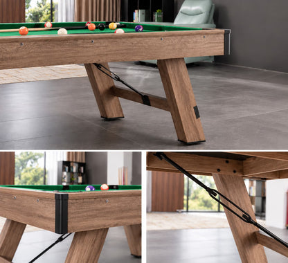 Billiard Table 3-in-1 8 FT MDF – Green Cloth
