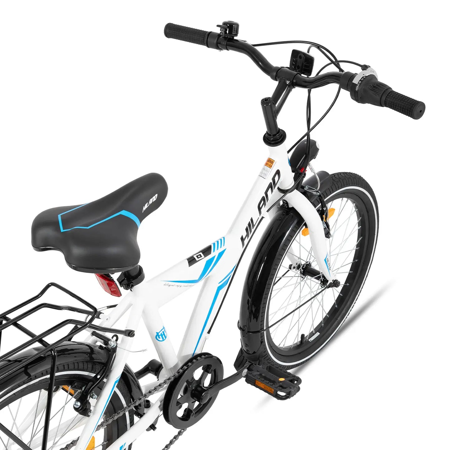 Hiland Sentry+ 20” Kids Mountain Bike – White