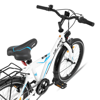 Hiland Sentry+ 20” Kids Mountain Bike – White