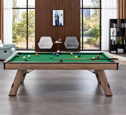 Billiard Table 3-in-1 8 FT MDF – Green Cloth