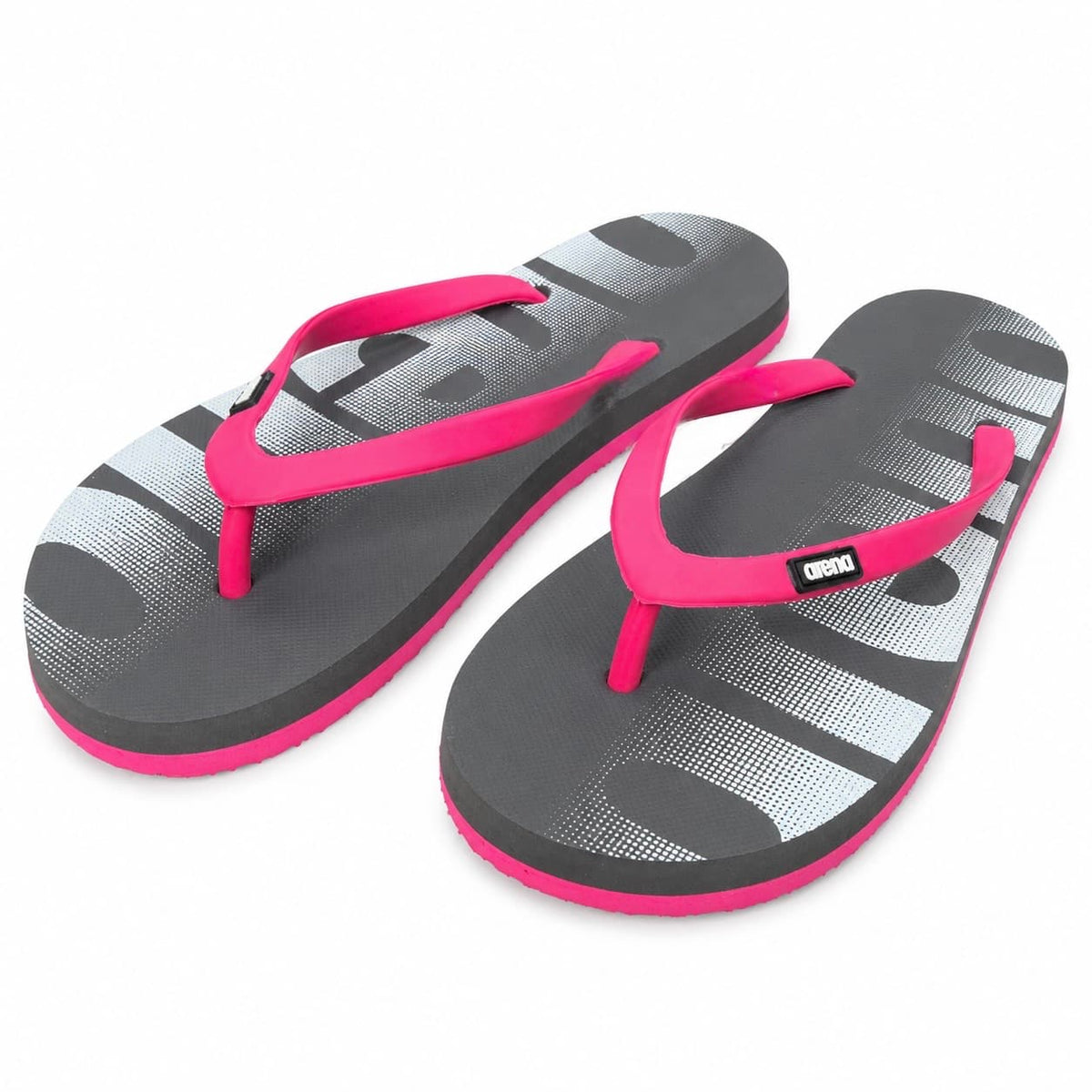 Arena Flip Flops – Black & Pink
